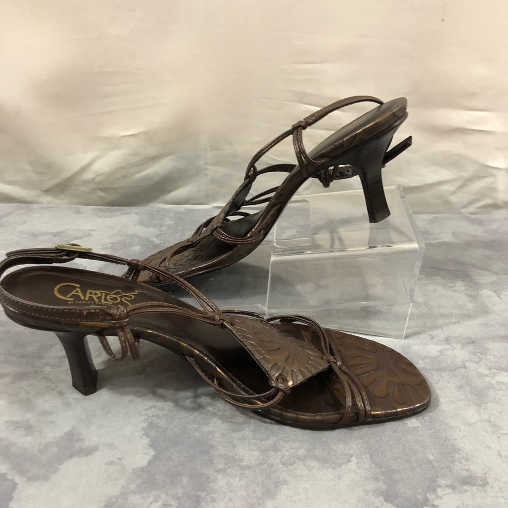 Carlos Santana Mambo 2 leather sandals.  7.5